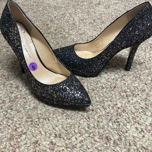 New Nine West sparkle heels